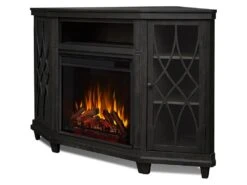 Lynette Corner Electric Fireplace TV Stand In Grey -electric fireplace Store 1750E GRY Lg2 6750d621 56da 4676 a80c a716cfbb249a