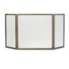 Pilgrim Bay Branch Embossed 3-Panel Screen, Antique Brass -electric fireplace Store 18239 1000