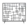 Pilgrim Contemporary Summer Screen Fireplace Screen, Black -electric fireplace Store 18269 1000