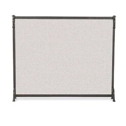 Pilgrim Craftsman Single Panel Screen, Vintage Iron