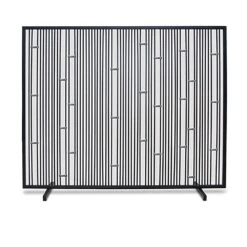 Pilgrim Arden Single Panel Screen, Black