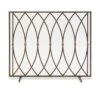 Pilgrim Addison Single Panel Screen, Burnished Bronze -electric fireplace Store 18322 1000