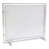 Pilgrim Sinclair Single Panel Fireplace Screen, Polished Nickel -electric fireplace Store 18324 1000 767e8874 fead 4e7b 93a4 be16c0d0751b