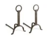 Pilgrim Blacksmith Andiron, Vintage Iron 3 Pilgrim Blacksmith Andiron, Vintage Iron -electric fireplace Store 18615 1000