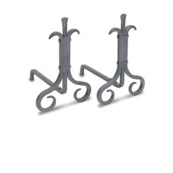 Pilgrim Grand Forge Andiron, Natural Iron