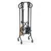 Pilgrim 5 Piece Antique Scroll Fireplace Tool Set, Black -electric fireplace Store 19001 1000