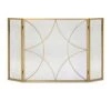Pilgrim Forged Diamond 3-Panel Screen, Burnished Brass -electric fireplace Store 19223 1000