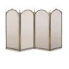 Pilgrim Belvedere 4-Panel Folding Screen, Antique Brass -electric fireplace Store 19241 500px