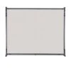 Pilgrim Contemporary Flat Single Panel Screen, Black