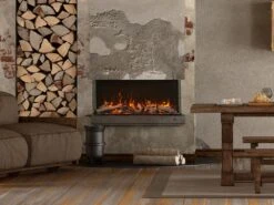 Amantii TruView XL Series 40-in 3-Sided Linear Electric Fireplace -electric fireplace Store 40 TRU VIEW XL DEEP Room b3e87cac dd1b 4bb7 bfff 06b084ce8055