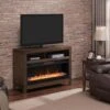 Gifford Electric Fireplace TV Stand In Prairie Brown