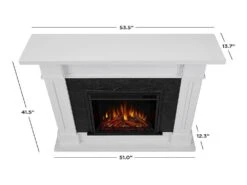 Kipling Electric Fireplace Mantel Package In White -electric fireplace Store 6030E W LA ca31db12 d8b1 4803 a55f a21ff9cda3be