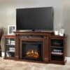 Calie Electric Fireplace TV Stand In Dark Espresso -electric fireplace Store 7720E Calie DE 1000