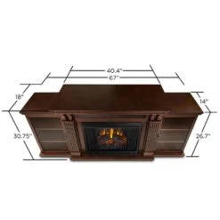 Calie Electric Fireplace TV Stand In Dark Espresso -electric fireplace Store 7720E Calie DE LA 11e7c06f 0fcb 44b2 8d7b 2c4909f36245