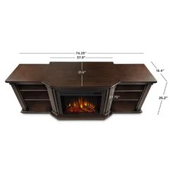 Valmont Electric Fireplace TV Stand In Chestnut Oak -electric fireplace Store 7930E Valmont CO LA 08e24e9d 2570 475e 8df1 8d5da07b64ee