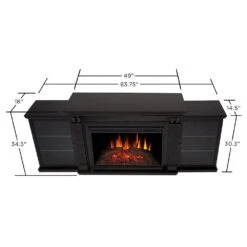 Tracey Grand Infrared Electric Fireplace TV Stand In Black -electric fireplace Store 8720E Tracey B LA 97abd687 26b2 4db6 a510 0c2016fd483c