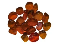 Amantii Orange Small Bead Fire Glass - 5 Lbs.