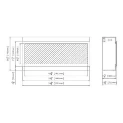 Amantii 60-in Panorama XT Smart Linear Electric Fireplace -electric fireplace Store Amantii BI 60 DEEP XT Dimensions 2c6411fa f851 4855 b2a0 51e1522366e7