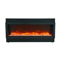 Amantii 60-in Panorama XT Smart Linear Electric Fireplace -electric fireplace Store Amantii BI DEEP XT Media Glass Large Silo Straight 2bd4f9c0 11a7 44bf a76c 9a02c2287690