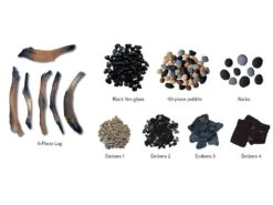 Amantii 6-Piece Log Set W/ Deluxe Media Pack