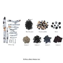 Amantii 40-in Panorama XT Smart Linear Electric Fireplace 26 Amantii 40-in Panorama XT Smart Linear Electric Fireplace -electric fireplace Store Amantii DESIGN MEDIA BIRCH 15PCE silo 1 a6dce86a d3d1 4337 bb5b e88eb6807d9c