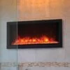 Amantii Panorama Series 30-In Extra Slim Built-In Electric Fireplace