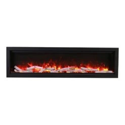 Amantii 88-in Symmetry Smart WiFi Enabled Built-In Linear Electric Fireplace 20 Amantii 88-in Symmetry Smart WiFi Enabled Built-In Linear Electric Fireplace -electric fireplace Store Amantii SYM 60 Symmetry Smart Log Media Orange Flame Front Silo 4fb2009f dcb1 45bd 9325 a907fcc81566