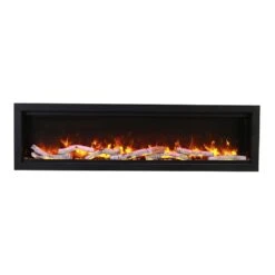Amantii 88-in Symmetry Smart WiFi Enabled Built-In Linear Electric Fireplace 19 Amantii 88-in Symmetry Smart WiFi Enabled Built-In Linear Electric Fireplace -electric fireplace Store Amantii SYM 60 Symmetry Smart Log Media Yellow Flame Front Silo 257f8945 7837 45a8 8f3f 428015e0a1f5