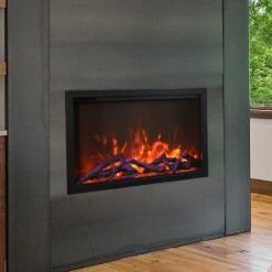 Amantii 38-In Traditional Bespoke Smart Built-In Electric Fireplace