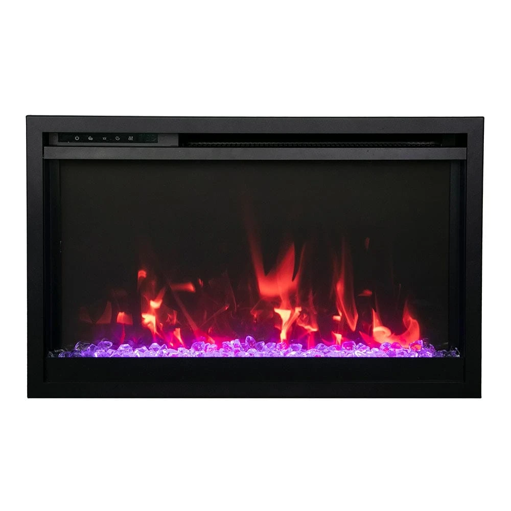 Amantii 30-in Traditional XtraSlim Smart WiFi Linear Electric Fireplace 5 Amantii 30-in Traditional XtraSlim Smart WiFi Linear Electric Fireplace - Image 5