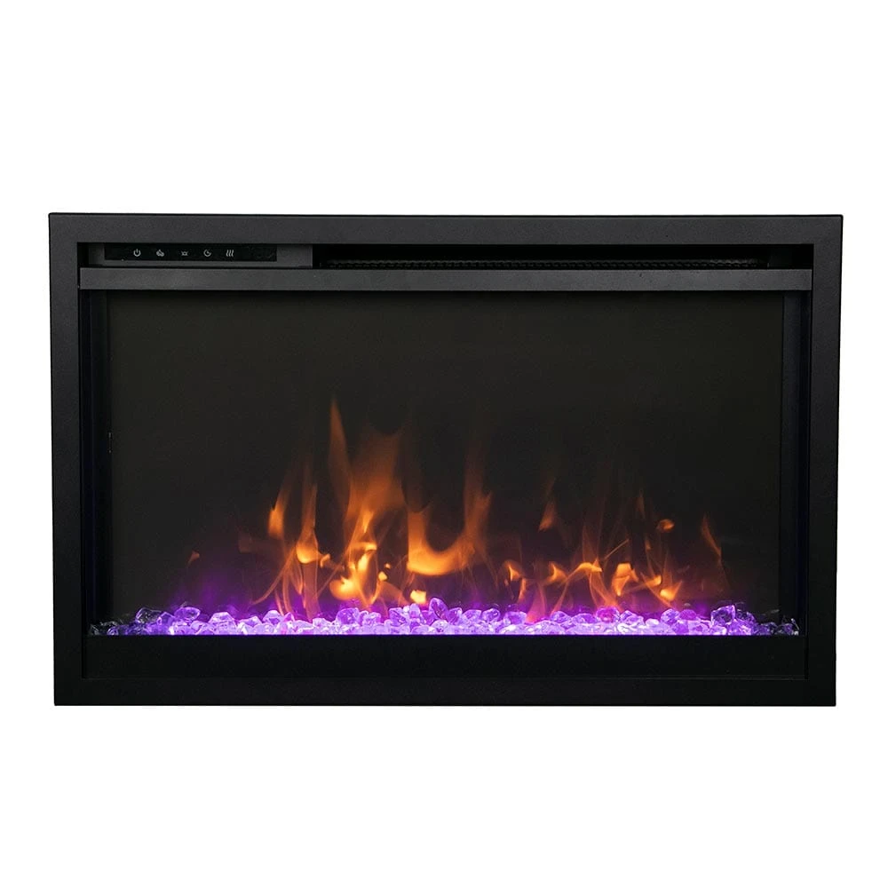 Amantii 30-in Traditional XtraSlim Smart WiFi Linear Electric Fireplace 8 Amantii 30-in Traditional XtraSlim Smart WiFi Linear Electric Fireplace - Image 8