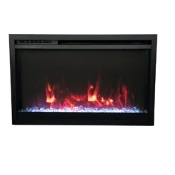 Amantii 26-in Traditional XtraSlim Smart WiFi Linear Electric Fireplace -electric fireplace Store Amantii Traditional XtraSlim TRD 26 30 33 XS Flame Color 8 fa1beb74 9833 417e a335 a5405850fde6