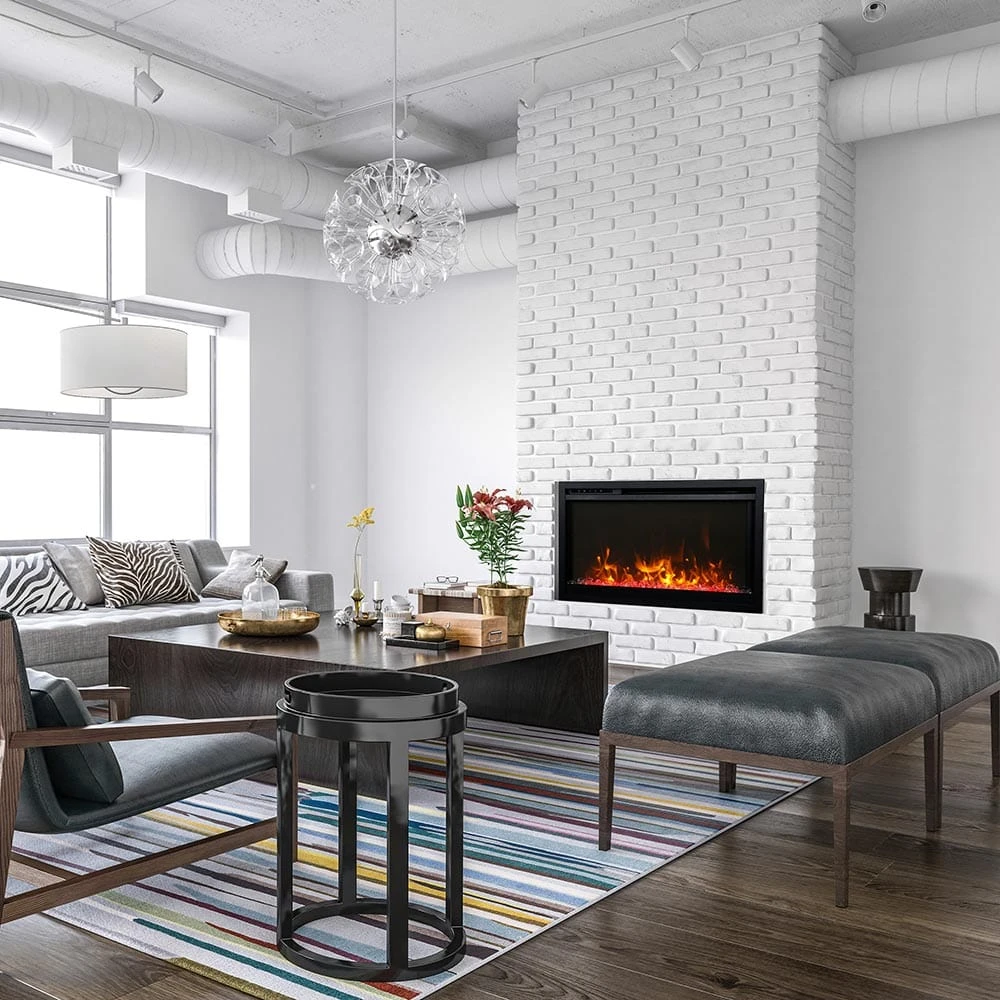 Amantii 30-in Traditional XtraSlim Smart WiFi Linear Electric Fireplace 2 Amantii 30-in Traditional XtraSlim Smart WiFi Linear Electric Fireplace - Image 2