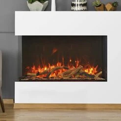 Amantii 40-in TruView Extra Tall Smart Linear Electric Fireplace