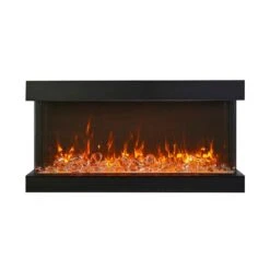 Amantii 50-in TruView Extra Tall Smart Linear Electric Fireplace -electric fireplace Store Amantii TruView Deep XT TRV XT XL Straight Silo Glass 5782f9c2 b325 4b59 8806 fcf2667b1a91