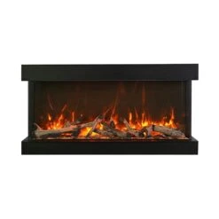 Amantii 50-in TruView Extra Tall Smart Linear Electric Fireplace -electric fireplace Store Amantii TruView Deep XT TRV XT XL Straight Silo Rustic ae33fb03 cc39 4a13 8634 4eb90b21abe3