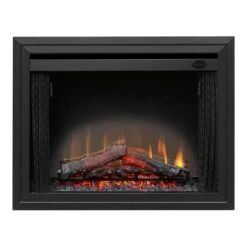 Dimplex 33-In LED In Wall Electric Fireplace -electric fireplace Store BFSL33 With Trim No Door Silo