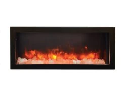 Amantii Panorama Series 40-In Deep Built In Electric Fireplace -electric fireplace Store BI 40 DEEP Silo 1
