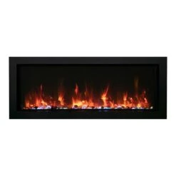 Amantii Panorama Series 40-In Slim Built-In Electric Fireplace -electric fireplace Store BI 40 SLIM Silo 1