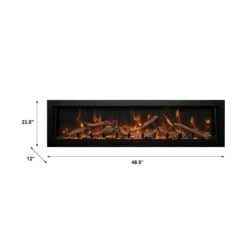 Amantii Panorama Series 50-In Deep Built In Electric Fireplace -BI-50-DEEP-OD -electric fireplace Store BI 50 DEEP LA e04d2721 8f14 4af3 8f71 8cd9b8d17973