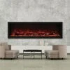 Amantii Panorama Series Indoor/Outdoor 72-In Deep XT Built-In Electric Fireplace -electric fireplace Store BI 72 DEEP XT MZ