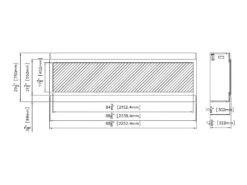 Amantii Panorama Series Indoor/Outdoor 88-In Deep XT Built-In Electric Fireplace -electric fireplace Store BI 88 DEEP XT LA 58a1f40d a200 453b 98df 775f6e760533