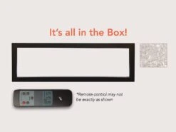 Amantii Panorama Series 40-In Extra Slim Built-In Electric Fireplace -electric fireplace Store BI XTRASLIM Accessories