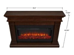 Beau Infrared Electric Fireplace Mantel Package In Dark Walnut - 8080E -DW 11 Beau Infrared Electric Fireplace Mantel Package In Dark Walnut - 8080E -DW -electric fireplace Store Beau 8080E DW LA cb37121f 5672 4240 a7d1 ba2152539891