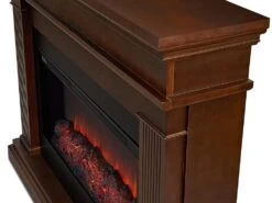Beau Infrared Electric Fireplace Mantel Package In Dark Walnut - 8080E -DW 10 Beau Infrared Electric Fireplace Mantel Package In Dark Walnut - 8080E -DW -electric fireplace Store Beau 8080E DW MZ4 9e158955 db0f 4fd3 91fe 652a214dad18