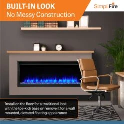 SimpliFire Boyd Ready-to-Finish Build-Out Kit For 50" Allusion Platinum BOK-RTF-ALLP50 -electric fireplace Store Boyd Build Out kit Ready to Finish 6 6d37d0aa b5b4 411b 955a 67bff70c5c35