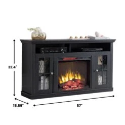 Brady Electric Fireplace TV Stand In Rustic Black -electric fireplace Store Brady Electric Fireplace Dimensions 18bea555 d223 48ff b97d 1430caa1e280