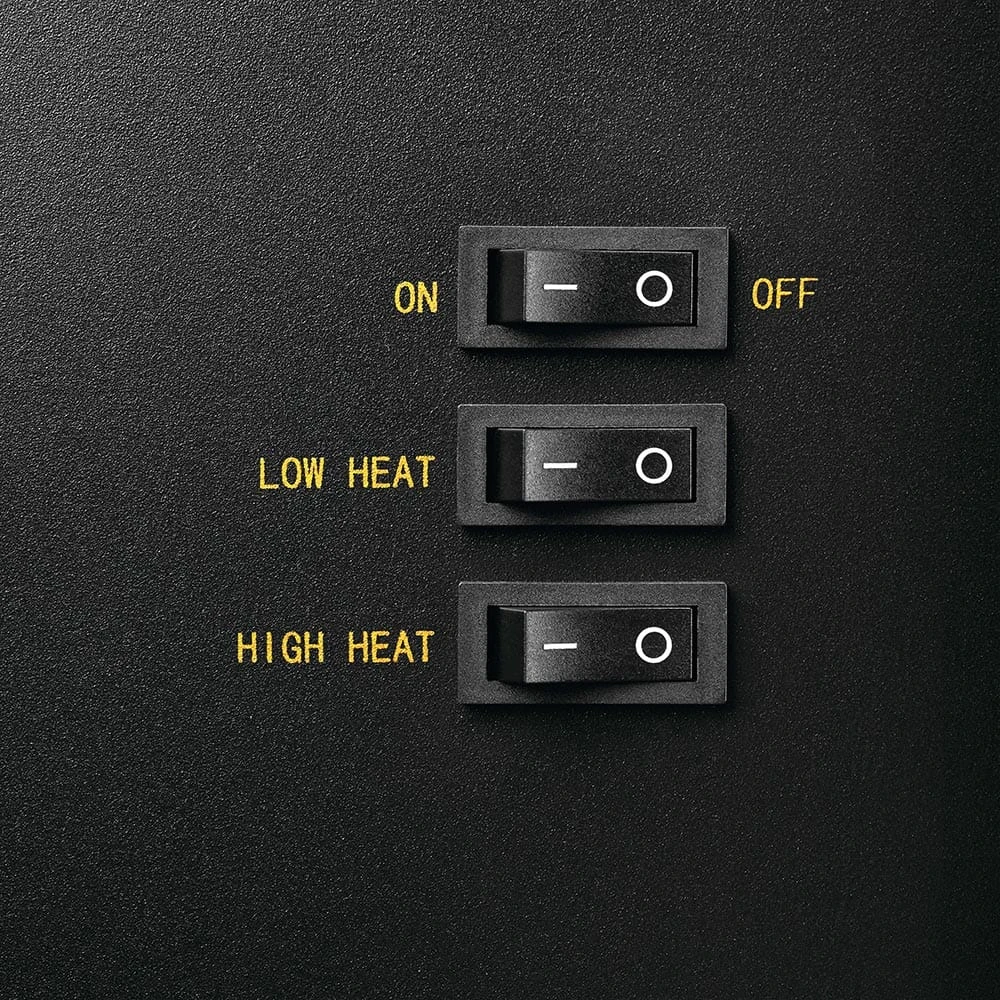 Continental Black Electric Fireplace Stove Heater 9 Continental Black Electric Fireplace Stove Heater - Image 9