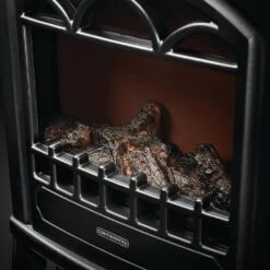 Continental Black Electric Fireplace Stove Heater 17 Continental Black Electric Fireplace Stove Heater -electric fireplace Store Continental CEFS22H Stove Black Detail Flame Off