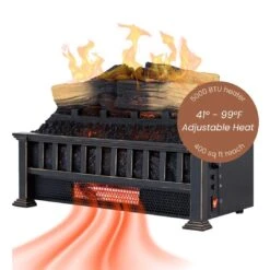Country Living 20-in Electric Fireplace Log Set -electric fireplace Store Country Living 20 In Log Set Heat